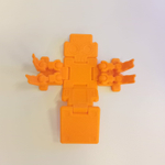 Игрушка робот-паук трансформер, оранжевая