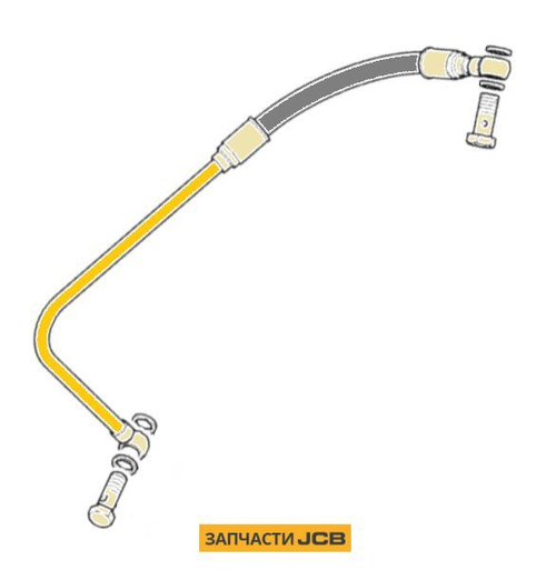 Трубка турбины JCB 02/203152