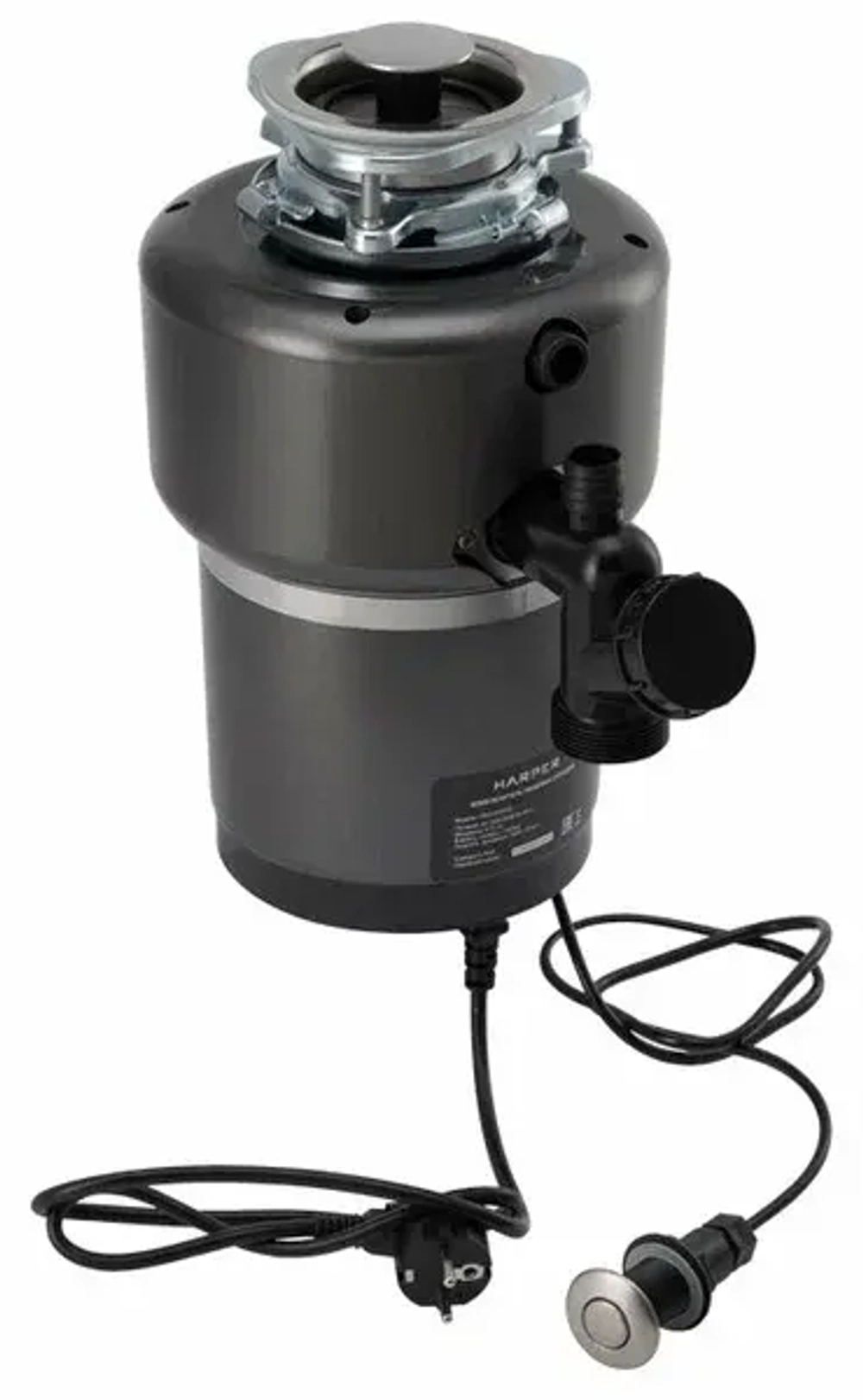 Измельчитель пищевых отходов HARPER HWD-600D02