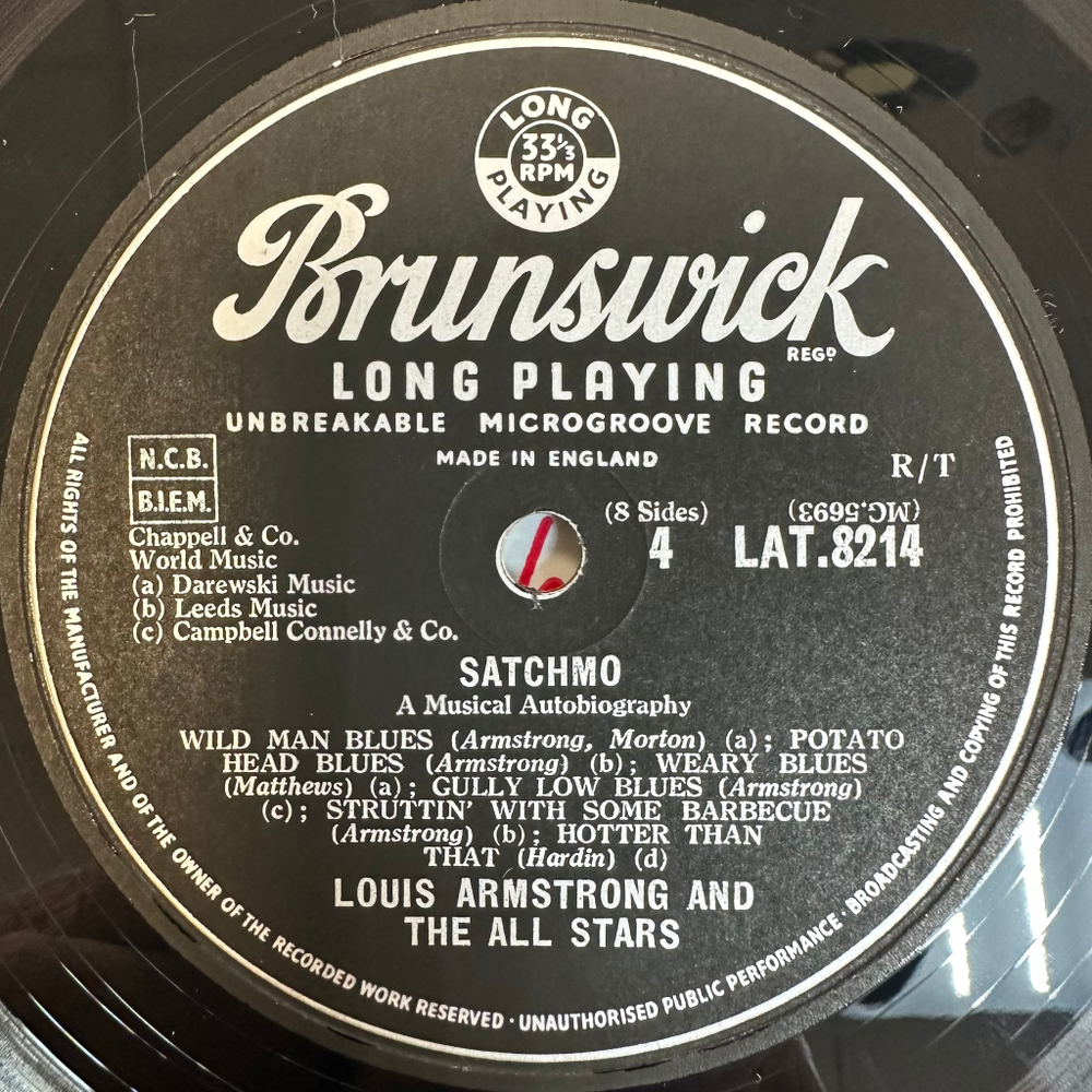 Louis Armstrong – Satchmo: A Musical Autobiography 4LP (Англия)