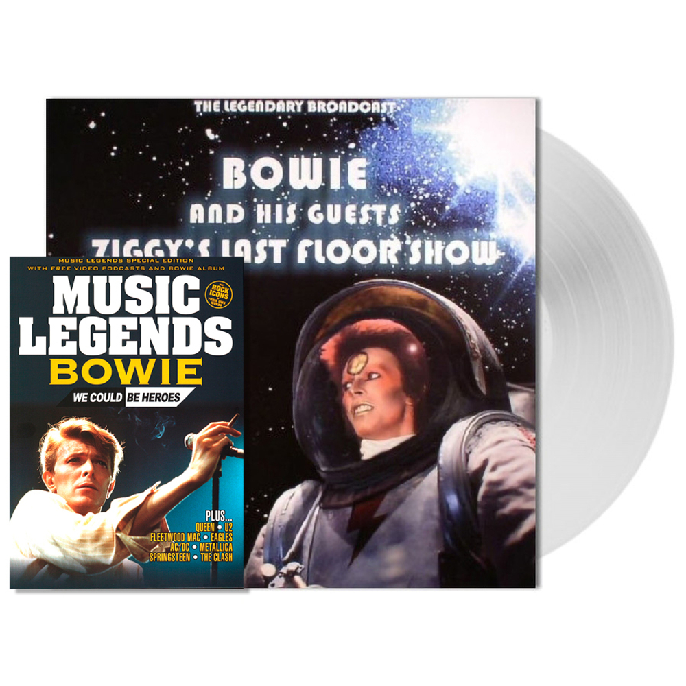 Bowie And His Guests / Ziggy's Last Floor Show (The Legendary Broadcast)(Bookazine Special Limited Edition)(Clear Vinyl)(LP+Журнал)