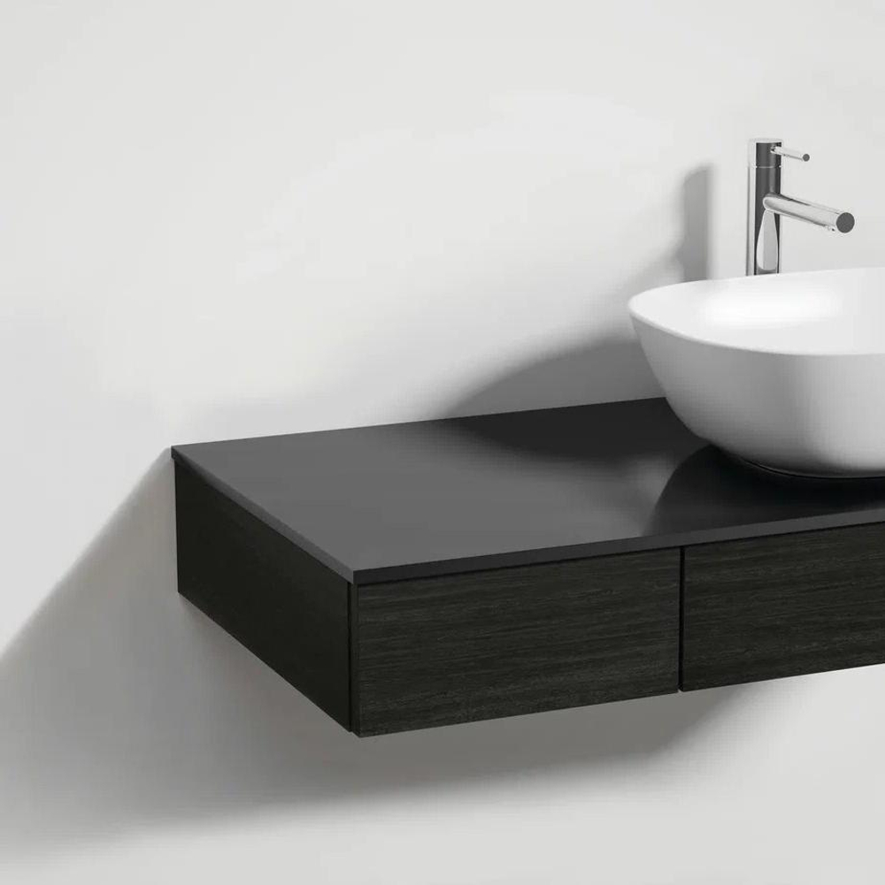 Тумба с раковиной VitrA Origin 120 см R 65682, черный дуб