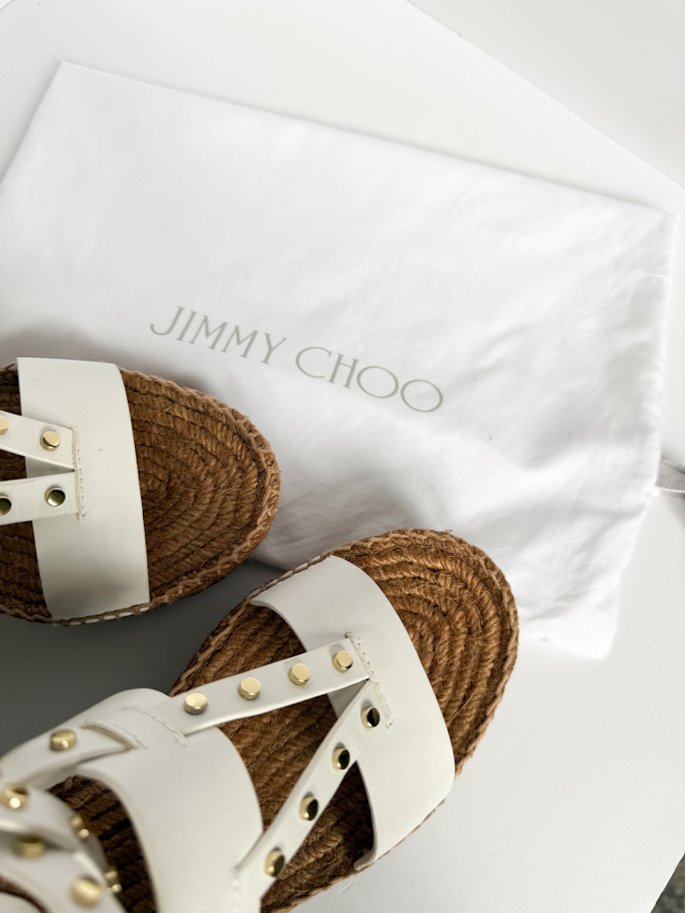 Кожаные босоножки Jimmy Choo, 40