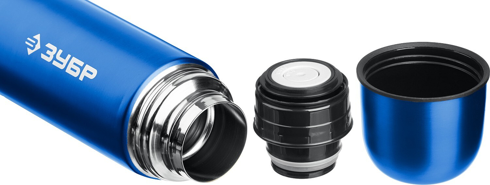 ЗУБР 1000 мл, для напитков, термос (48150-1000)