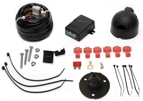 Универсальная электрика к фаркопу Quasar с блоком Smart Connect WH1-PRO-G7 (розетка 7-pin.)