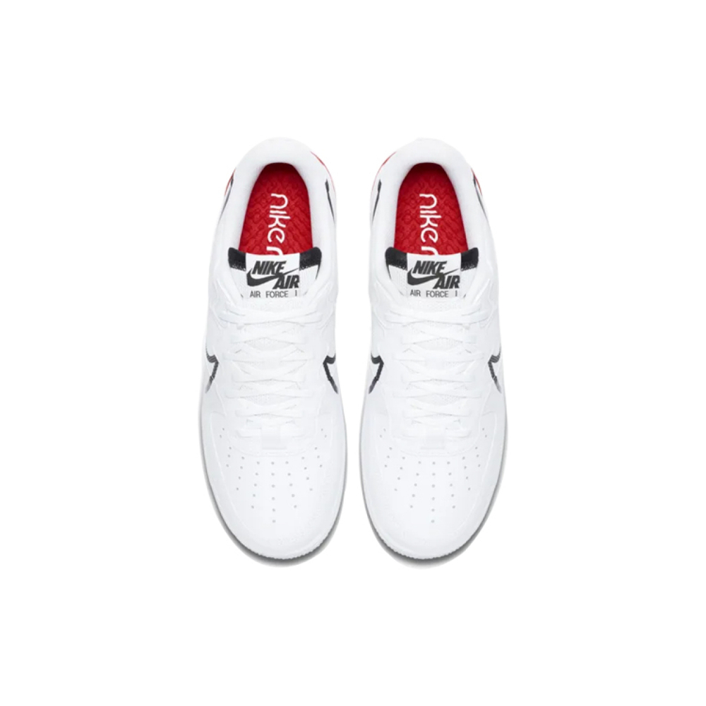 Кроссовки Nike Air Force 1 Low React White Black Red