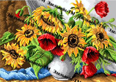 Г-5180 Подсолнухи и маки