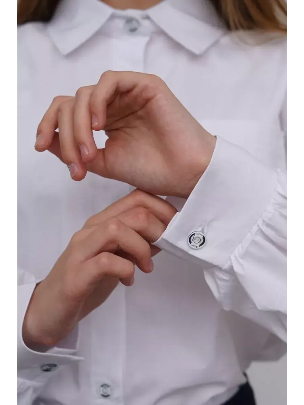 Блузка школьная для девочки оверсайз