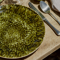 Блюдо 17х18см Costa Nova Riviera зеленое