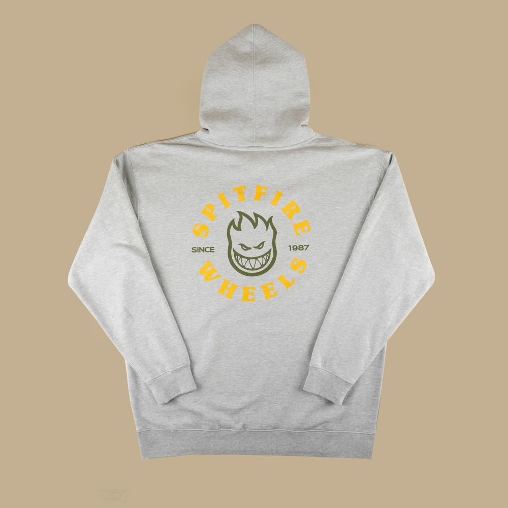 SPITFIRE толстовка HD BGHD CLSC (SS20) (GRY.HTHR/GLD)