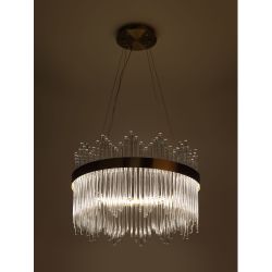 Люстра Rivoli Gwen 6192-201 подвесная светодиодная LED 3000-6300К 112 Вт с пультом | Rivoli