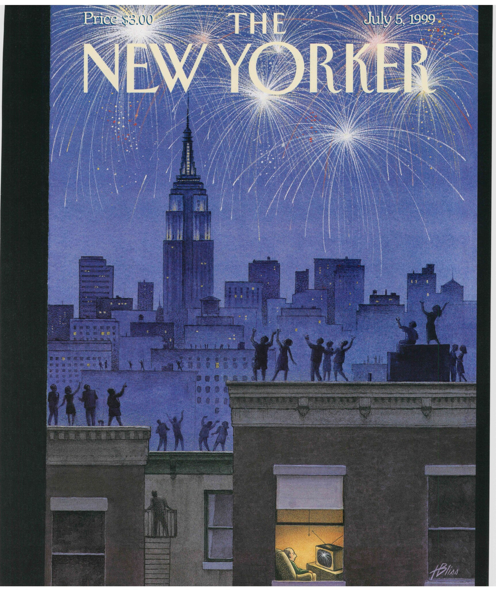 Постер журнала The New Yorker 05-07-1999, двусторонний