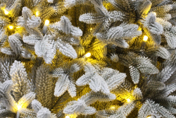 Ель искусственная интерьерная заснеженная световая "Эльга"