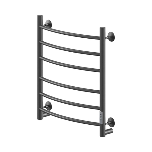 Полотенцесушитель MIXLINE CAPELLA  60х50 (таймер, 253 Вт, 6 перекладин) электрический ЧЕРНЫЙ