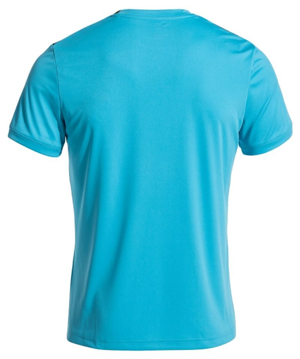 Мужская теннисная футболка Joma Court Short Sleeve T-Shirt - fluor turquoise/navy