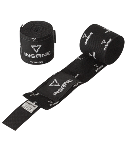 Бинт боксерский PRINT, хлопок/нейлон, черный, 2,5 м