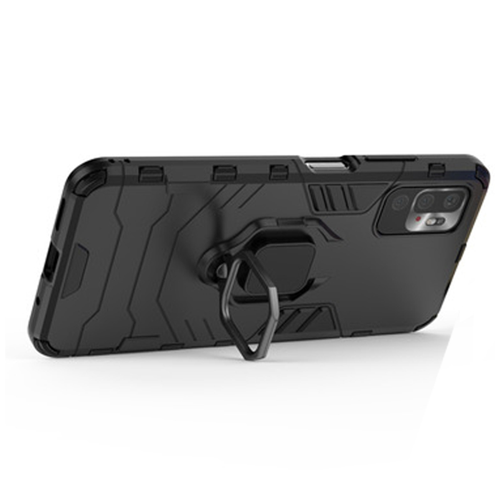 Противоударный чехол с кольцом Panther Case для Xiaomi Poco M3 Pro / Redmi Note 10 5G