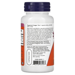 Now Foods Alpha Lipoic Acid 600 mg 60 veg capsules , Альфа-Липоевая кислота