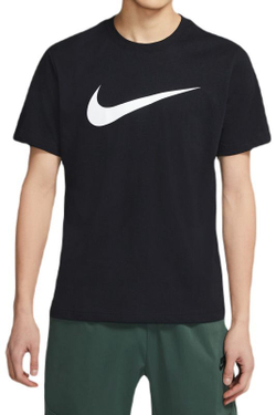 Теннисная футболка Nike Sportswear Swoosh T-Shirt - Black