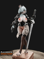 Леопард 2B furry NSFW Фигурка