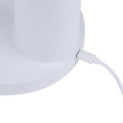 ULM-D603 10W-3000-6000K-DIM WHITE Светильник настольный светодиодный с подставкой под канцелярские принадлежности. Сенсорный выключатель. Диммер. Белый. TM Uniel