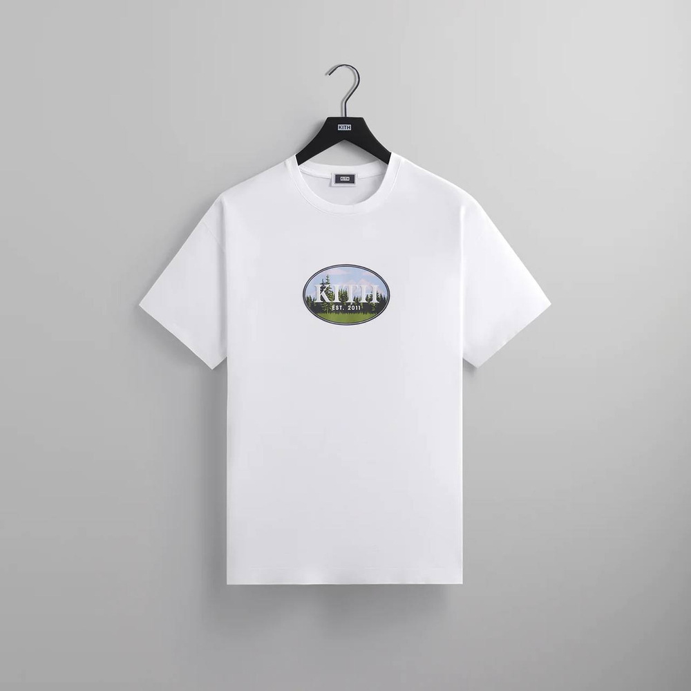 Футболка Kith Mountain Scene Tee White