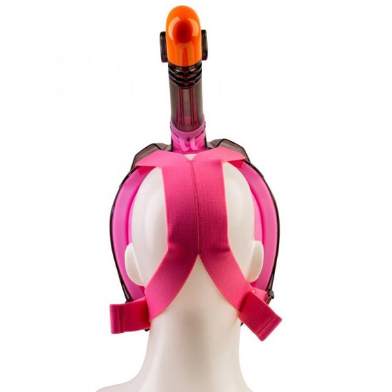 Маска полнолицевая Scorpena Swim средняя розовая