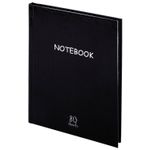 Блокнот МАЛЫЙ ФОРМАТ (110х147 мм), А6, 80 л., твёрдый, клетка, STAFF, "Black", 114435