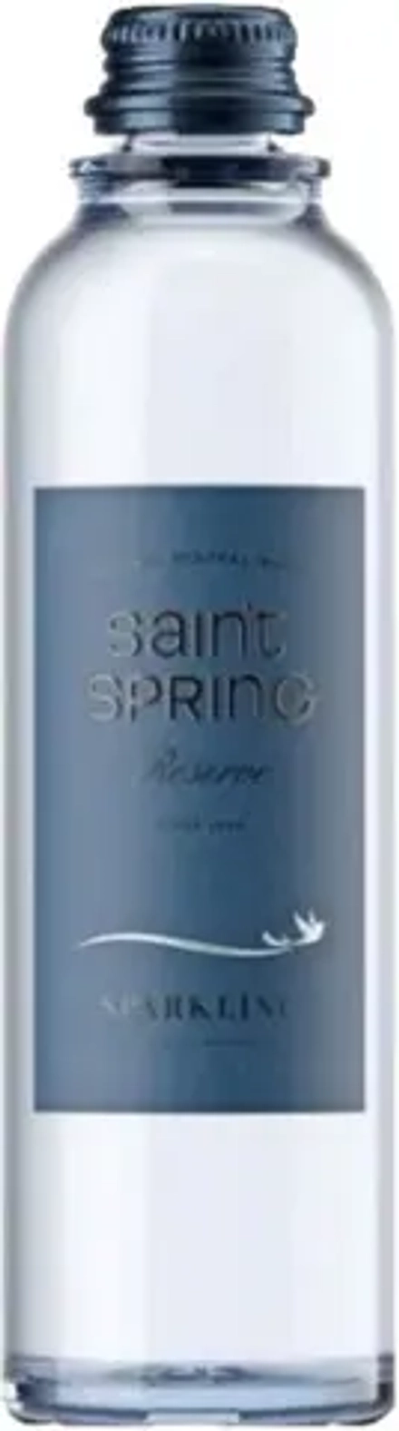 Вода природная минеральная Святой Источник Газированная / Saint Spring Sparkling 0.33 - стекло