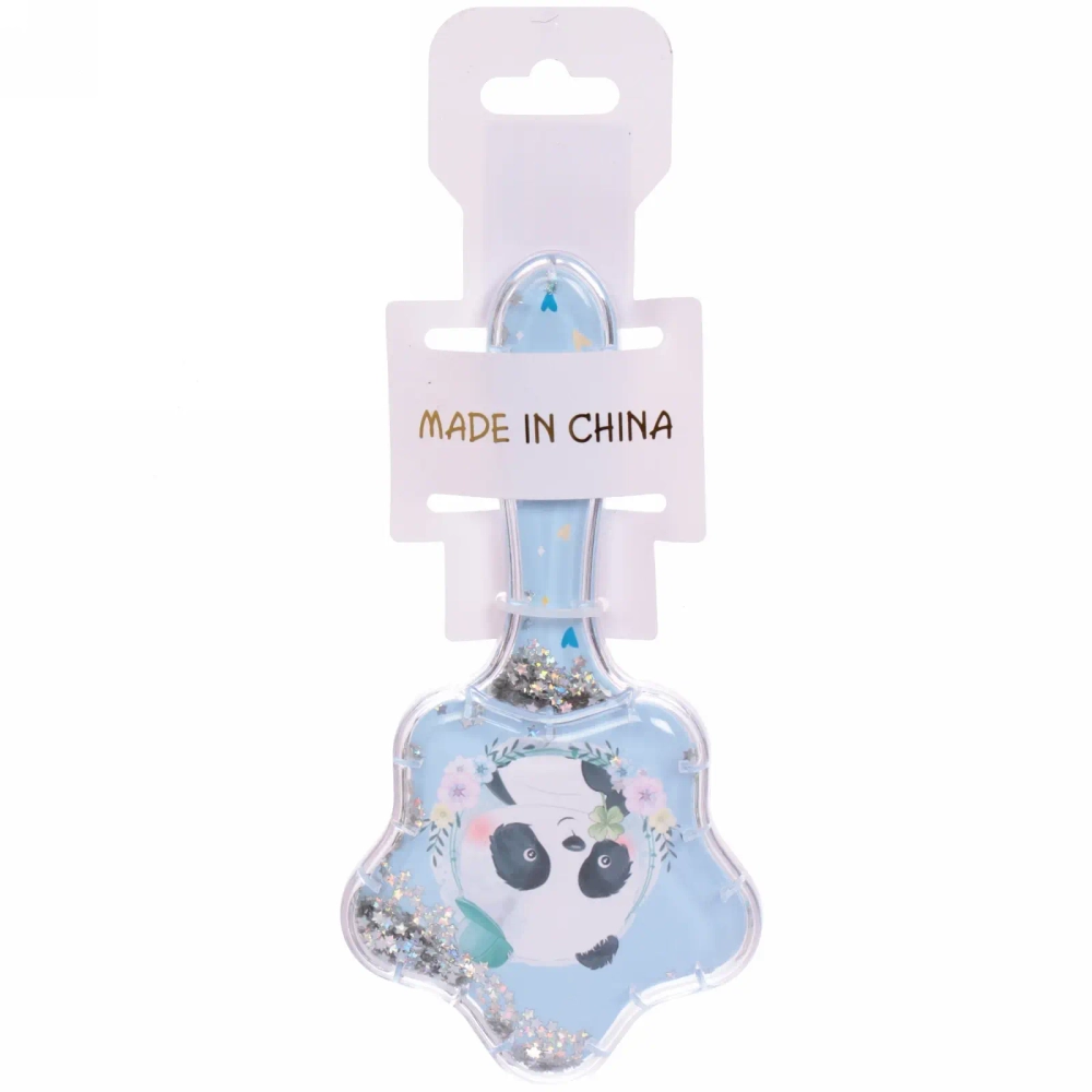 Расческа массажная детская «Gloria», Зверята, цвет микс , на подвесе, 17*8см