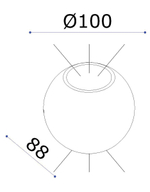 Настенный светодиодный светильник,  2x3Вт