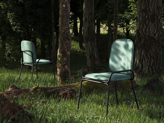 Стул ror, 2 frame, велюр, черный/зеленый