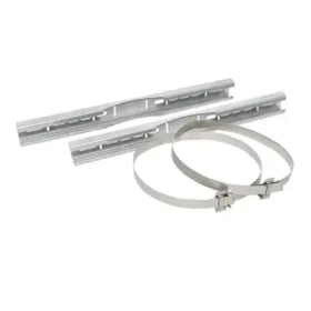 Крепление на столб монтажной полосой (ширина шкафа до 400 мм) EKF Basic fp-tape-400