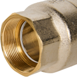 Кран шаровой полнопроходной STOUT - 2" (НР/ВР, PN40, Tmax 150°C, ручка-рычаг черная)