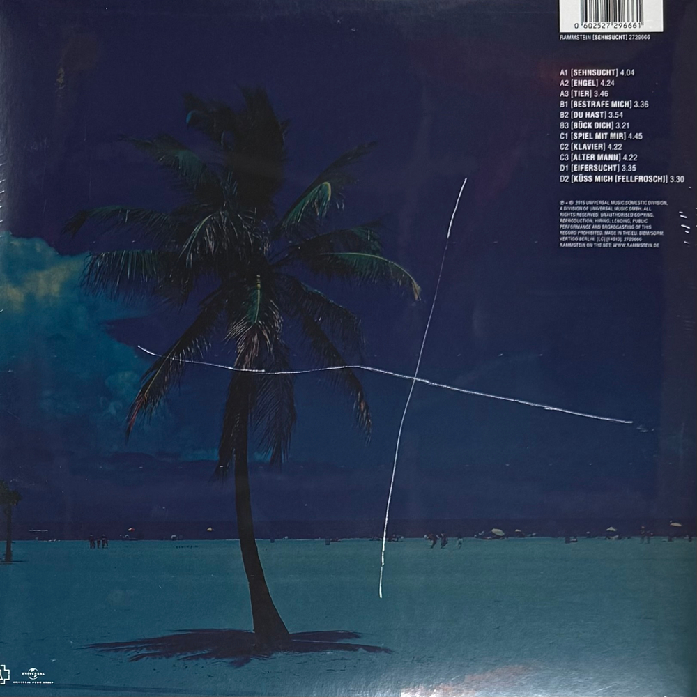 Виниловая пластинка Rammstein ‎– Sehnsucht 2LP