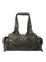 Сумка Faux Leather Embroidered