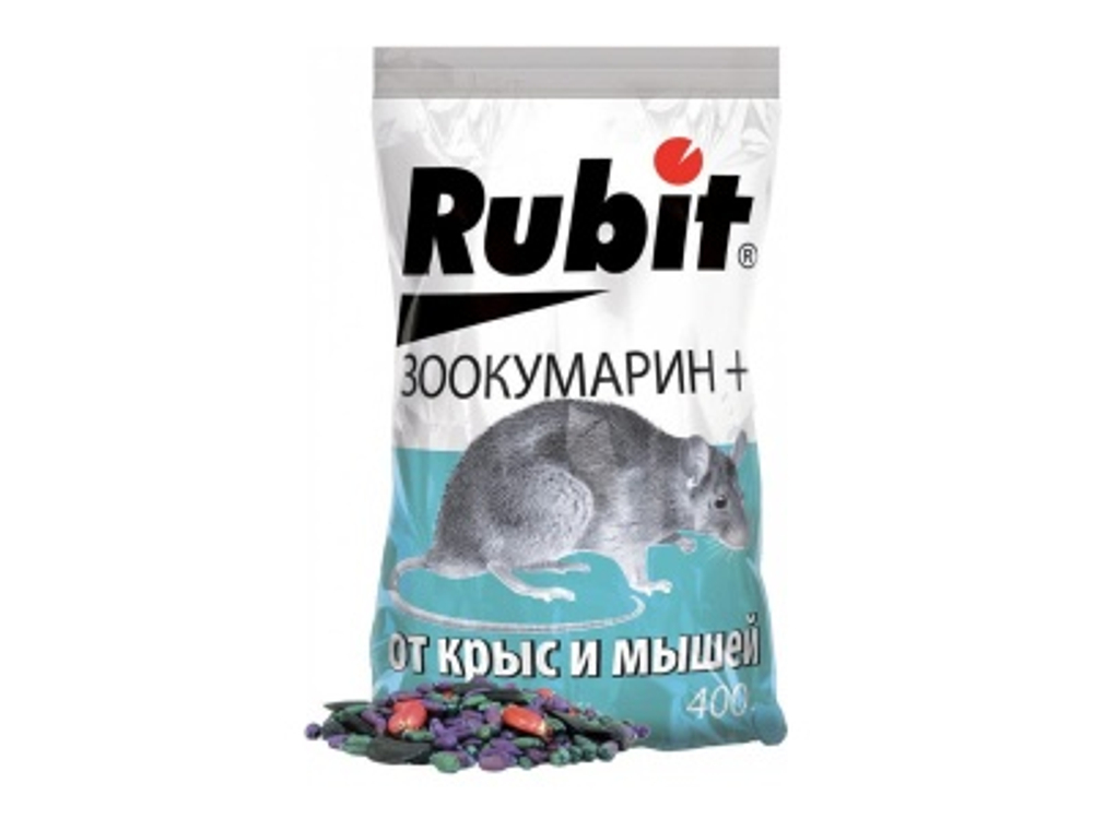 Приманка зерновая РУБИТ Зоокумарин зерновая СМЕСЬ 400г (25шт/кор)