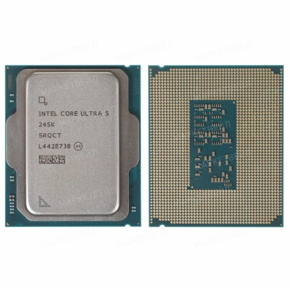 Процессор Intel Core Ultra 5 245K, LGA1851 (3.2GHz-5.2GHz/24MB/14 cores), TDP 125W-159W, OEM