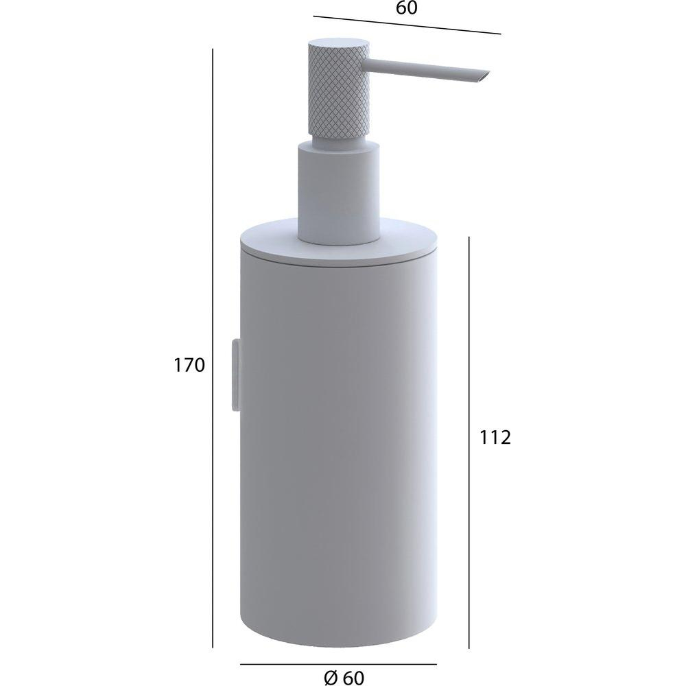 Дозатор Boheme Uno 10977-SGM shine gun metal