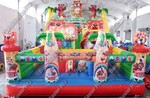 Коммерческий батут "В погоне за медведем 3" 10*6*5 м