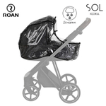 Детская коляска Roan Sol Кожа 2 в 1 RSL/2023 Misti Mint/Grey/руч. Серый