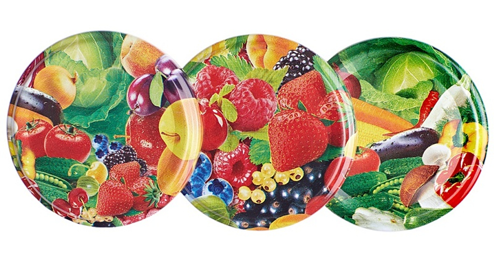 Крышки д/банок Полинка ТО-100 металлические 15шт