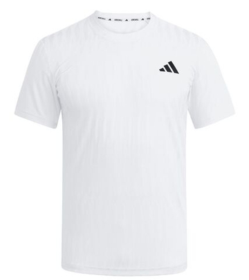 Мужская теннисная футболка Adidas Climacool+ Freelift Airchill - white