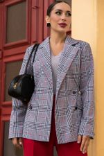 Пиджак Бренда (серый/клетка) Б14124-33М LT Collection