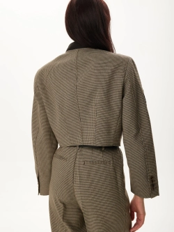 Костюм брючный АУРА, коричневый