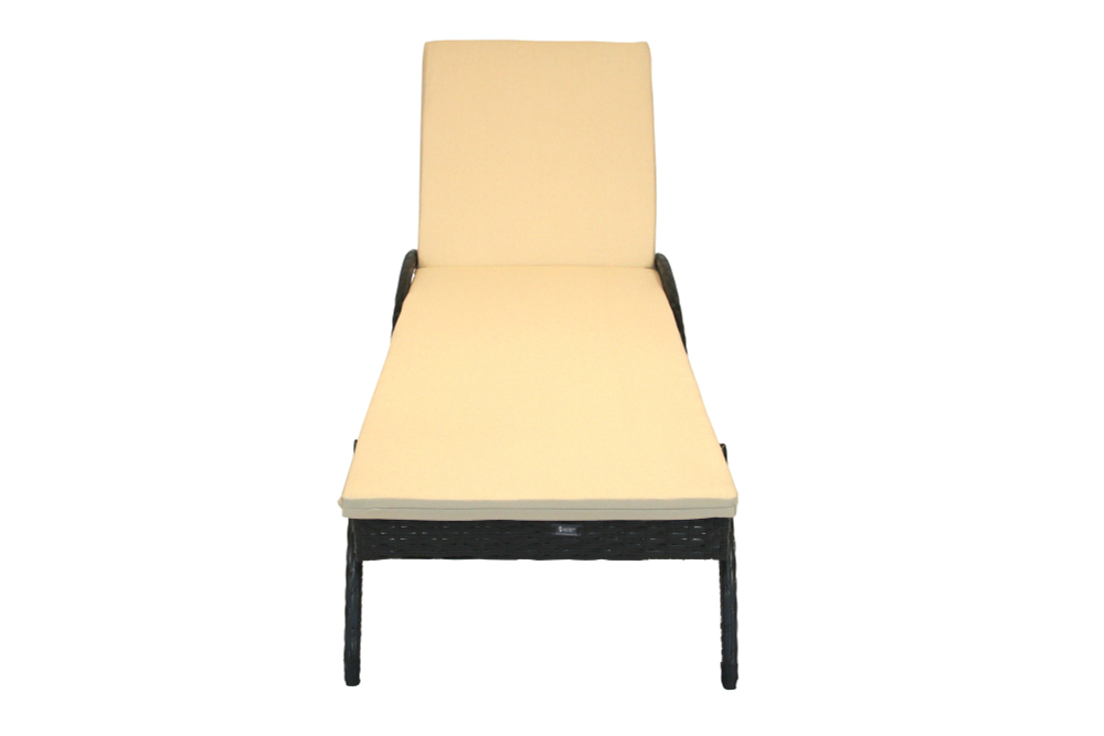 Лежак-шезлонг Garden Story Риччи ротанг искусственный (коричневый) 1 уп (ротанг корич, подушка беж) (Т)