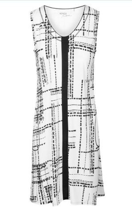 Сорочка-платье Rosch WHITE-BLACK 1213116.16455