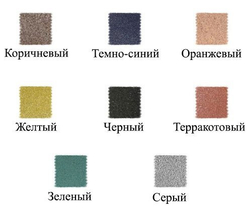 Резиновая плитка Городок 500x500 мм, 10/20/30/40мм