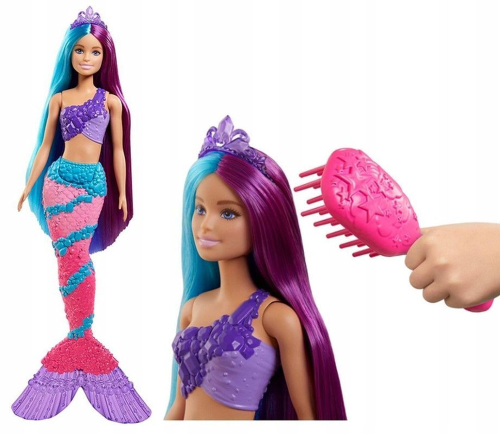 Кукла Barbie Mattel Барби Dreamtopia Mermaid Русалка с длинными волосами  GTF39 купить в Москве | Доставка по России.