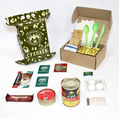 Сухой паек разовый Обед Вариант 3 (ИРП-Обед3) СПЕЦПИТ